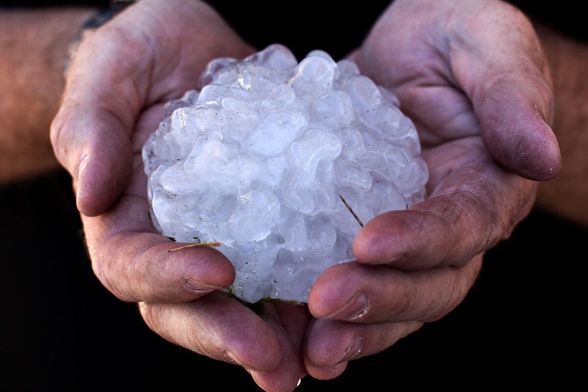 Hailstones the size of your hand could soon help us predict